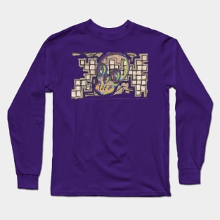 Mardi Gras Skull Long Sleeve T-Shirt